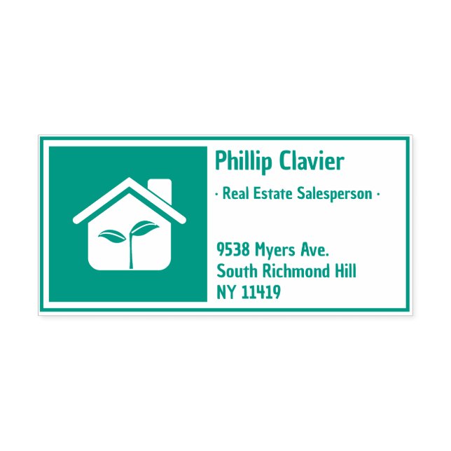 Real Estate Properties | return address Self-inking Stamp (Design)