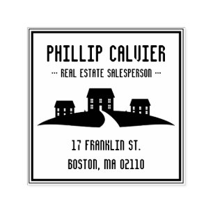 Real Estate Properties return address Self-inking Stamp