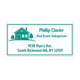 Real Estate Properties return address Self-inking Stamp