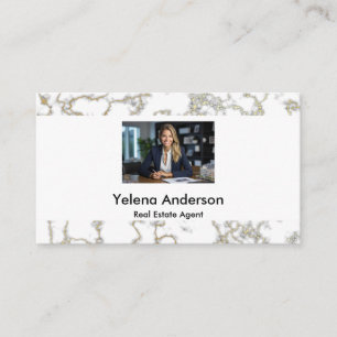 Real Estate Property Logo   Business Woman Card