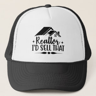 Real Estate Property Marketing Realtor Trucker Hat