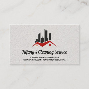 Real Estate Property Sky Scrapers Business Card