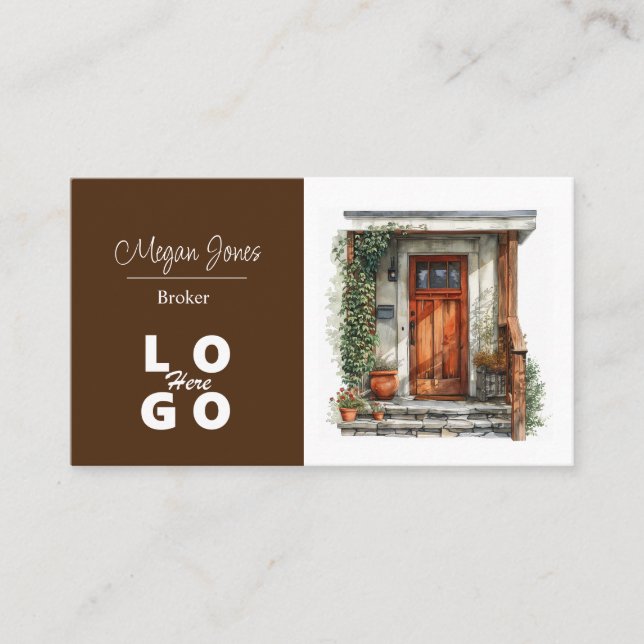 Real Estate, Realtor, Broker Business Card (Front)