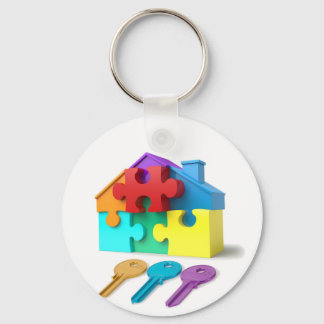 Real Estate, Realtor, estate agent, New Home Key Ring