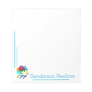 Real Estate, Realtor, estate agent, New Home Notepad