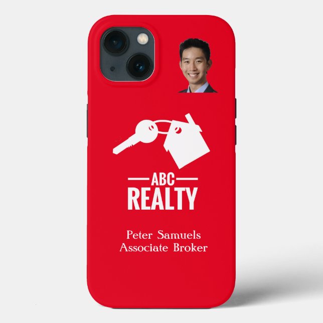 Real Estate Red Branded iPhone 13 Case-Mate Case (Back)