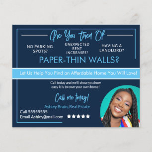 Real Estate Renters Postcards Flyer