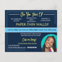 Real Estate Renters Postcards