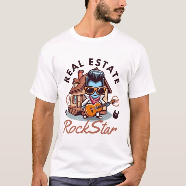 Real Estate Rockstar T-Shirt (Front)