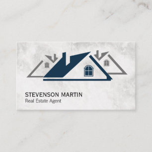 Real Estate Roof Top Business Card