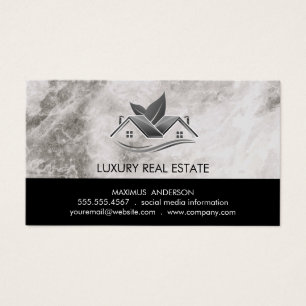 Real Estate Roof Top Marble   Modern Logo