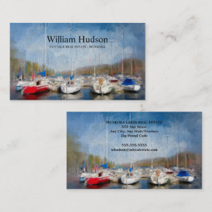 Real Estate Sales - Cottage - Boating - Business Card
