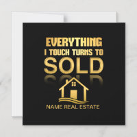 REAL ESTATE SOLD  CAR MAGNET