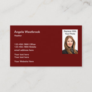 Real Estate Template Business Cards For Realtors