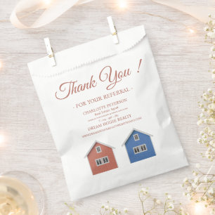 Real Estate Thank You For Your Referral Favour Bags