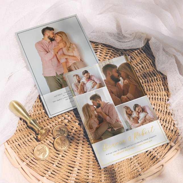 Real Foil | Elegant Handwritten 5 Photos Wedding (Creator Uploaded)