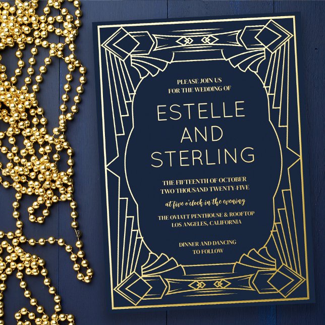 Real Foil Geometric Shape Wedding  (Creator Uploaded)