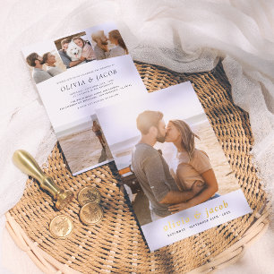 Real Foil   Minimalist Elegant 5 Photos Wedding