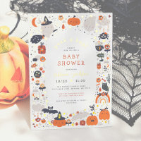 Real Foil | Peek A Boo Boho Halloween Baby Shower