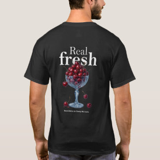 Real Fresh Cherry T-Shirt | Sweet Cherries Fruit I
