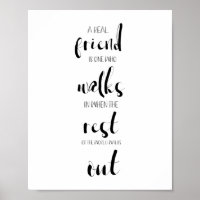 real friendship quote typography inspiring sweet