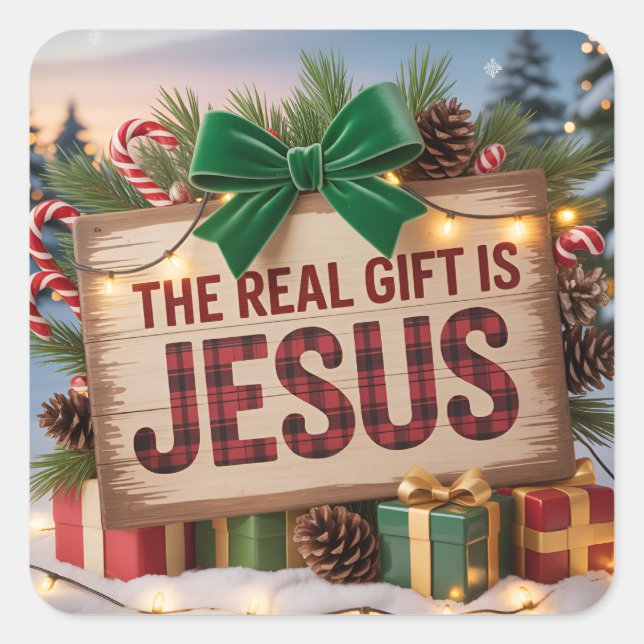 Real Gift Jesus Stickers (Front)