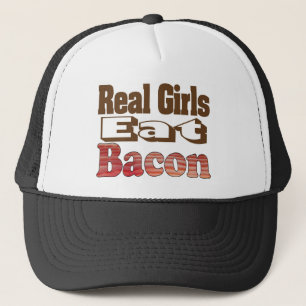 Real Girls Eat Bacon Trucker Hat