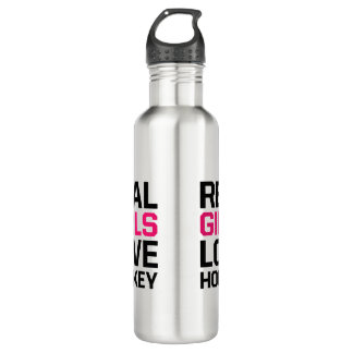 Real Girls Love Hockey 710 Ml Water Bottle