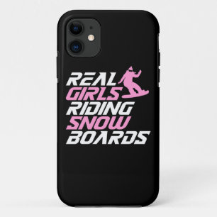 Real Girls Riding Snowboards Case-Mate iPhone Case