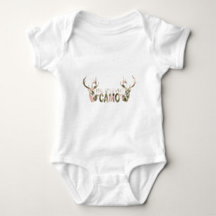 REAL GIRLS WEAR CAMO BABY BODYSUIT