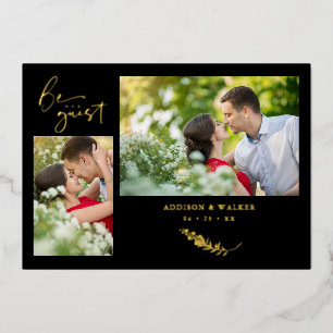 Real Golden Black Trendy Branches Wedding 2 Photos