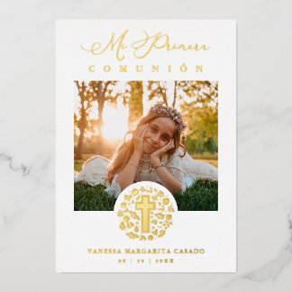 Real Golden Romantic Floral Wreath Photo