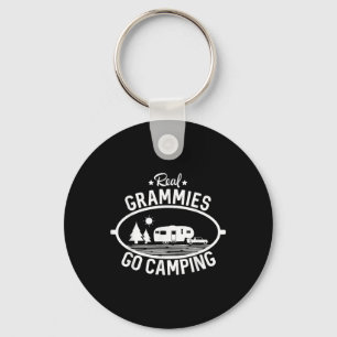 Real Grammies Go Camping 5th Wheel Camper Rv Vacat Key Ring