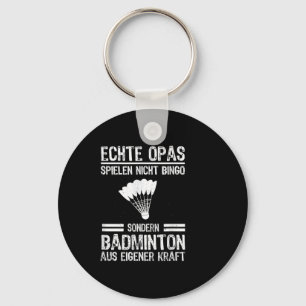 Real Grandpa Spielen Nicht Bingo Special Badminton Key Ring