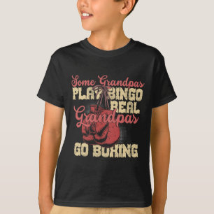 Real Grandpas Go Boxing Funny Grandpa Gifts T-Shirt