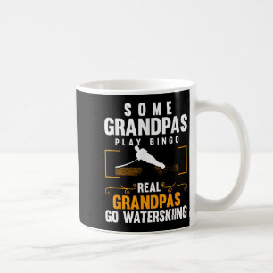 Real Grandpas Go Water Skiing Men Water Skiing Wav Coffee Mug