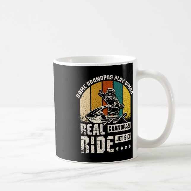 Real Grandpas Ride Jet Ski  Coffee Mug (Right)