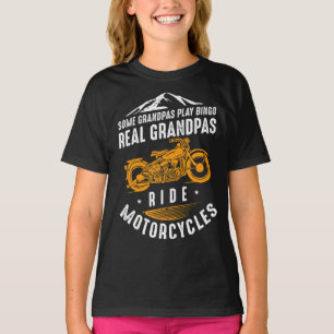 Real Grandpas Ride Motorcycles Gift For Bikers T-Shirt