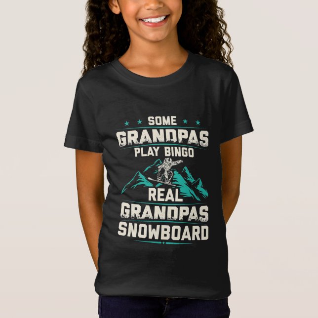 Real Grandpas Snowboard T-Shirt (Front)