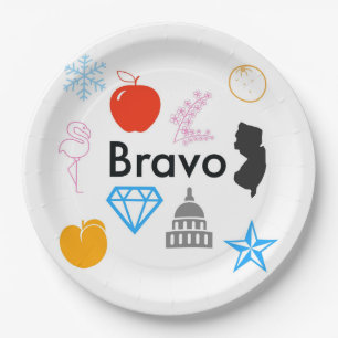 Real Housewives All-Stars Paper Plates