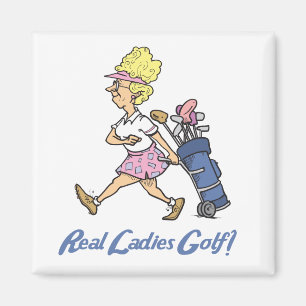 real ladies golf magnet