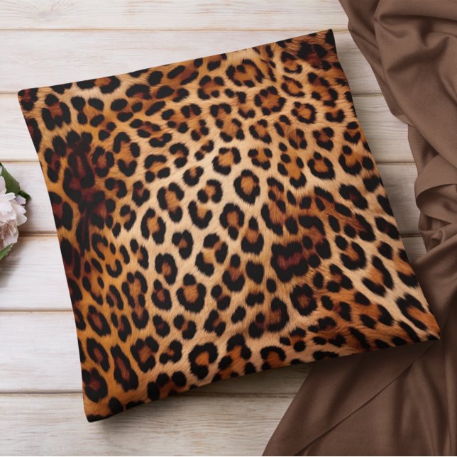 Real Leopard Fur Skin spots Cushion (Creator Uploaded)