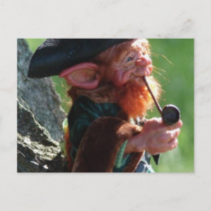 real leprechaun postcard