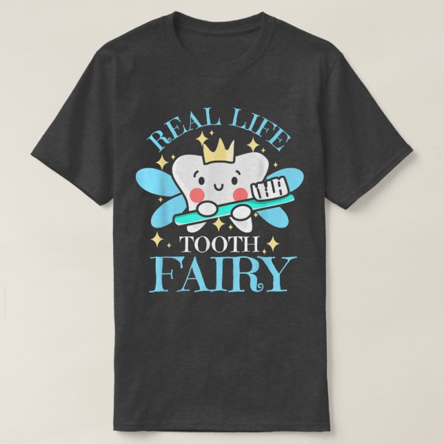 Real life tooth fairy tooth teeth  T-Shirt (Design Front)