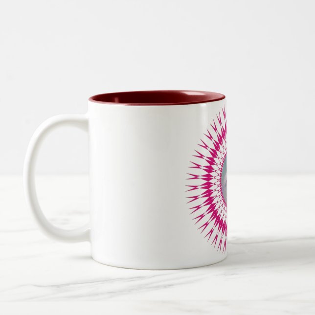 Real Lion Two-Tone Coffee Mug (Left)
