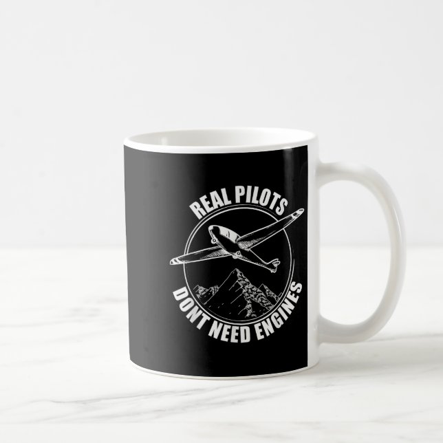 Real Lots Dont Need Engines - Glider Lot Gift  Coffee Mug (Right)