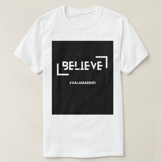 Real Madrid fan merch T-Shirt (Design Front)