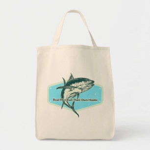 Real Man Bait Their Own Hooks Tote Bag
