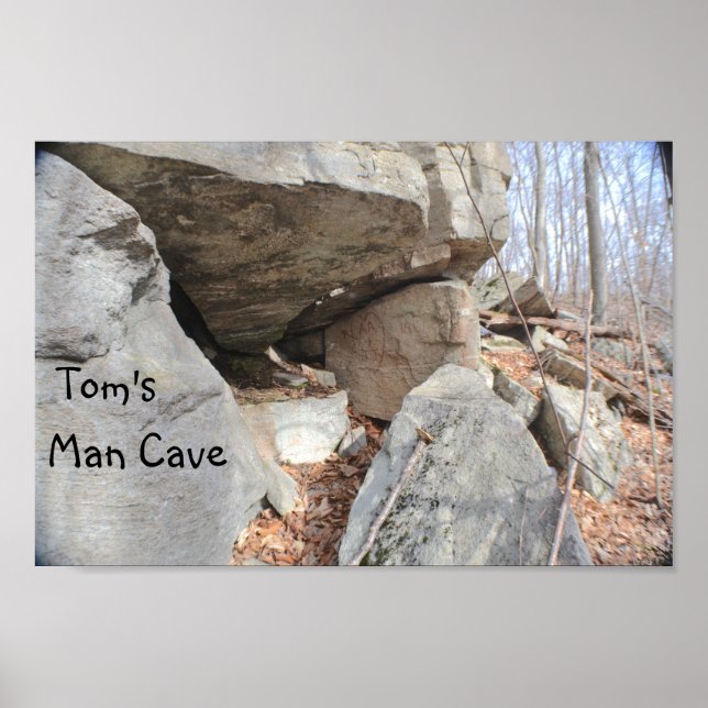 Real Man Cave Poster (Front)