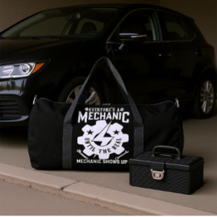 Real Mechanic Shows Up Duffle Bag